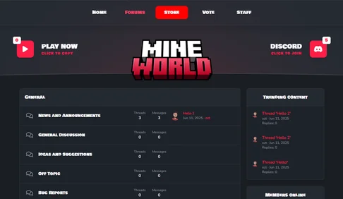MineWorlds Desktop